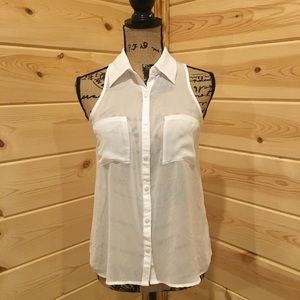 Decree See Through Super Sheer Sleeveless Blouse